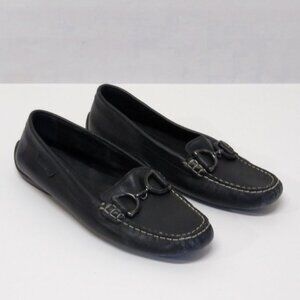 Hush Puppies Leather Loafers Size 9.5M Casual Slip-on Comfortable